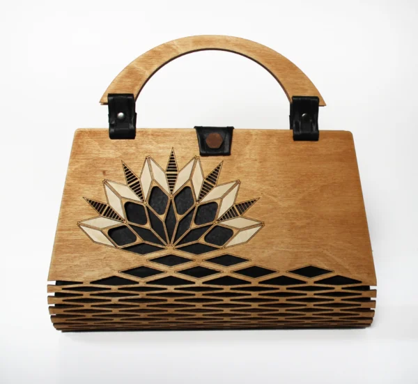 Wooden Clutch Bag