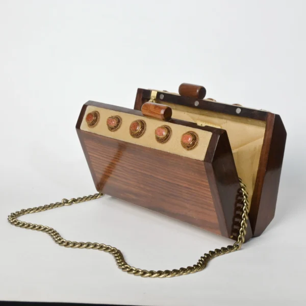 Wooden Clutch Purse