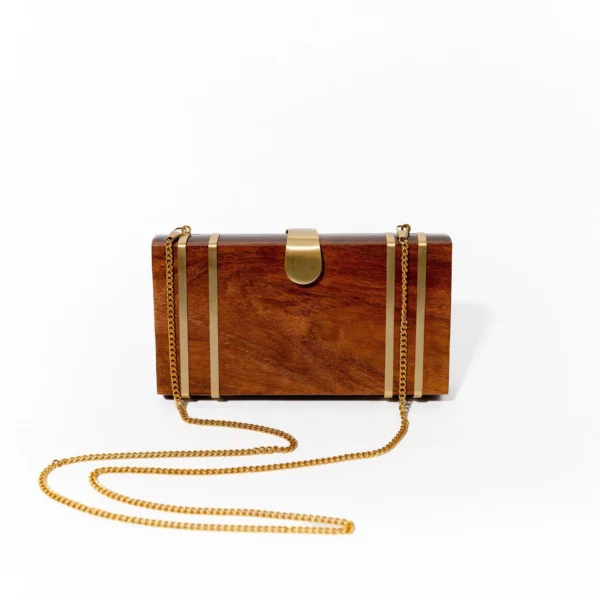 Wooden Clutch Bag