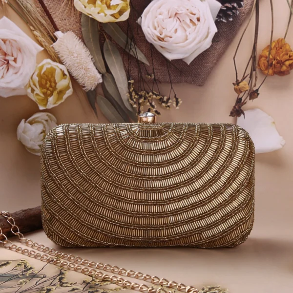 Brass Clutch Bag