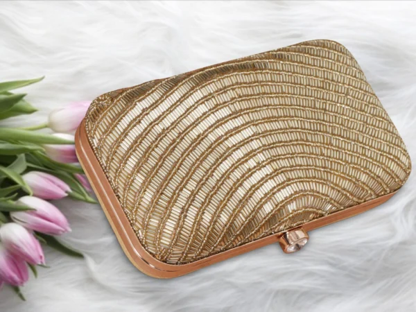 Brass Clutch Bag