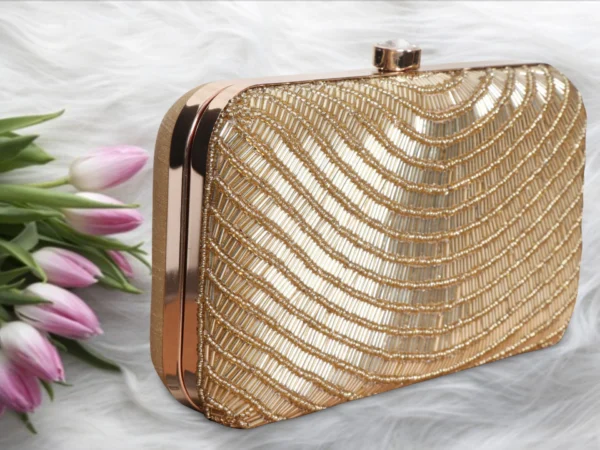 Brass Clutch Bag