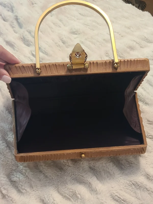 Wooden Clutch Handbag