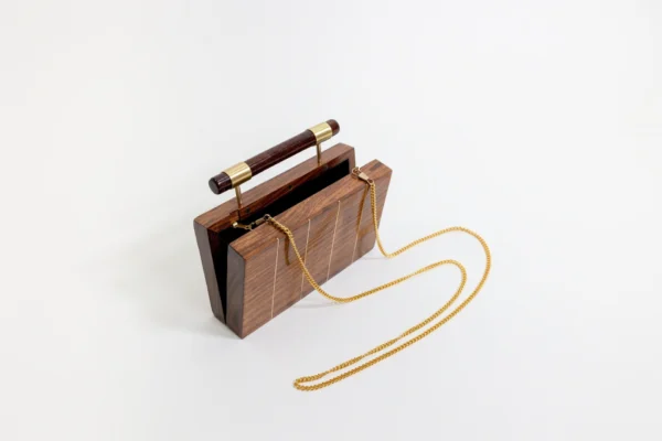 Wooden Clutch Handbag