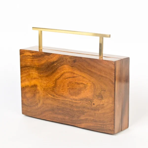 Wooden Clutch Purse