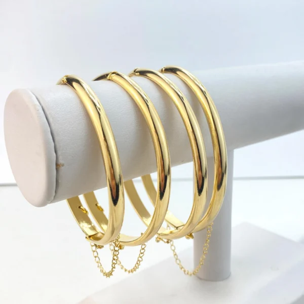 Brass Cuff Bangles & Chain