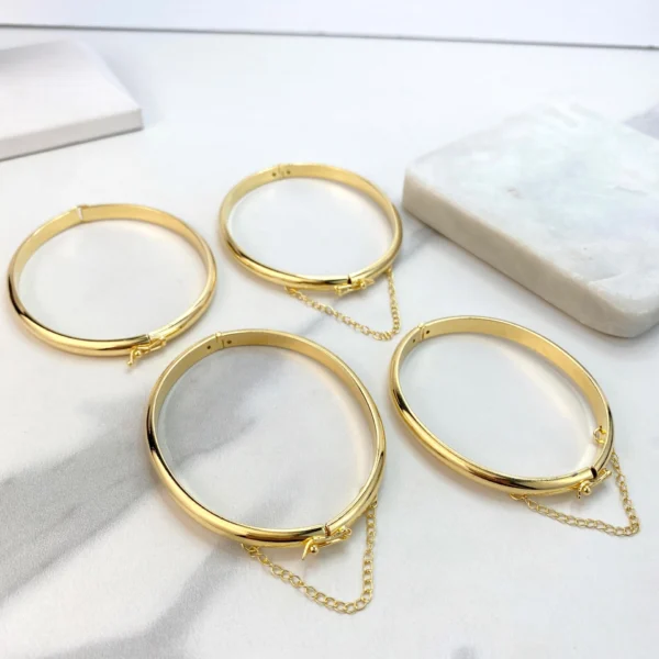 Brass Cuff Bangles & Chain